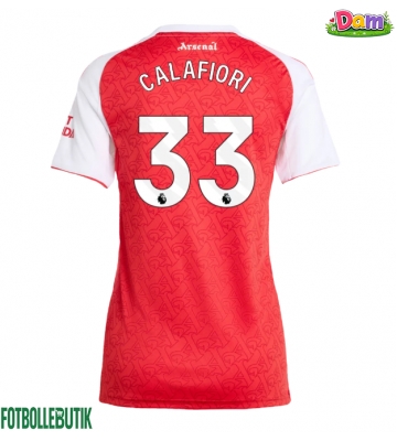 Arsenal Riccardo Calafiori #33 Hemmatröja Kvinnor 2025-26 Kortärmad
